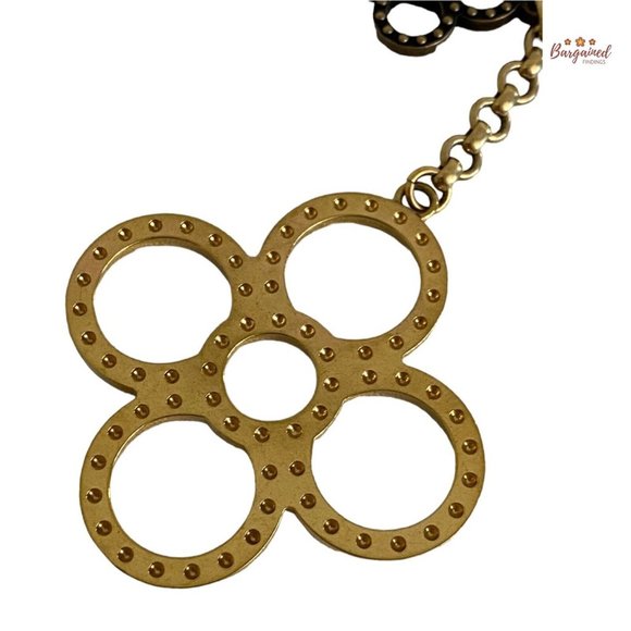 Authentic LOUIS VUITTON Goldtone Tapage Key Holder And Bag Charm - CK 0112 - Picture 5 of 12